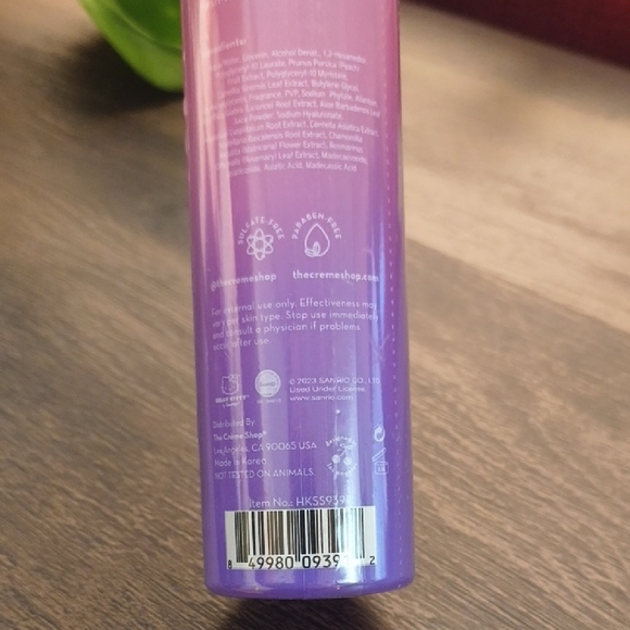 The Creme Shop + Hello Kitty Limited Edition Moisturizing Mist w/ Aloe, NWT - Picture 3 of 4